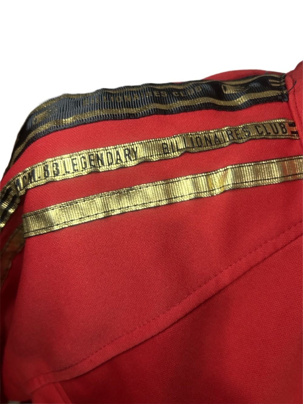 Switch Red Track Jacket w/ Gold Logo Tape - Size Large - Picture 4 of 11